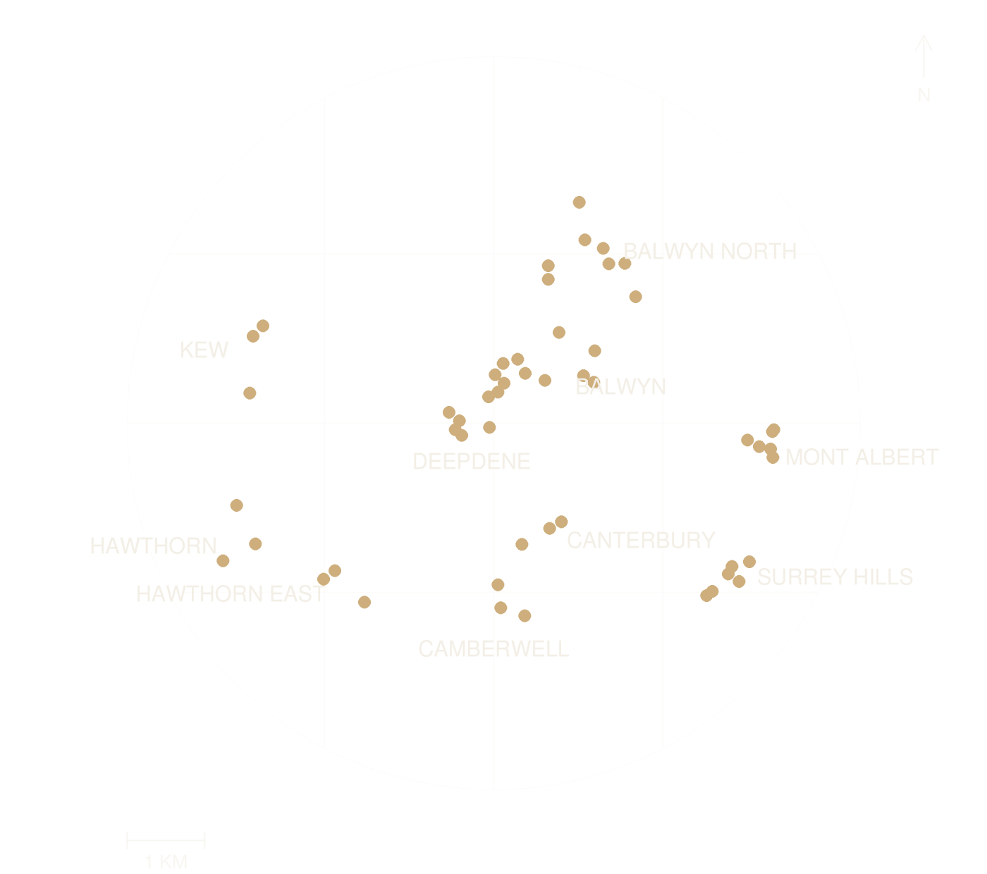 Bluestar suburb map Map of Melbourne eastern suburbs where Bluestar builds